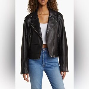 BlankNYC High Standard Faux Leather Moto Jacket
